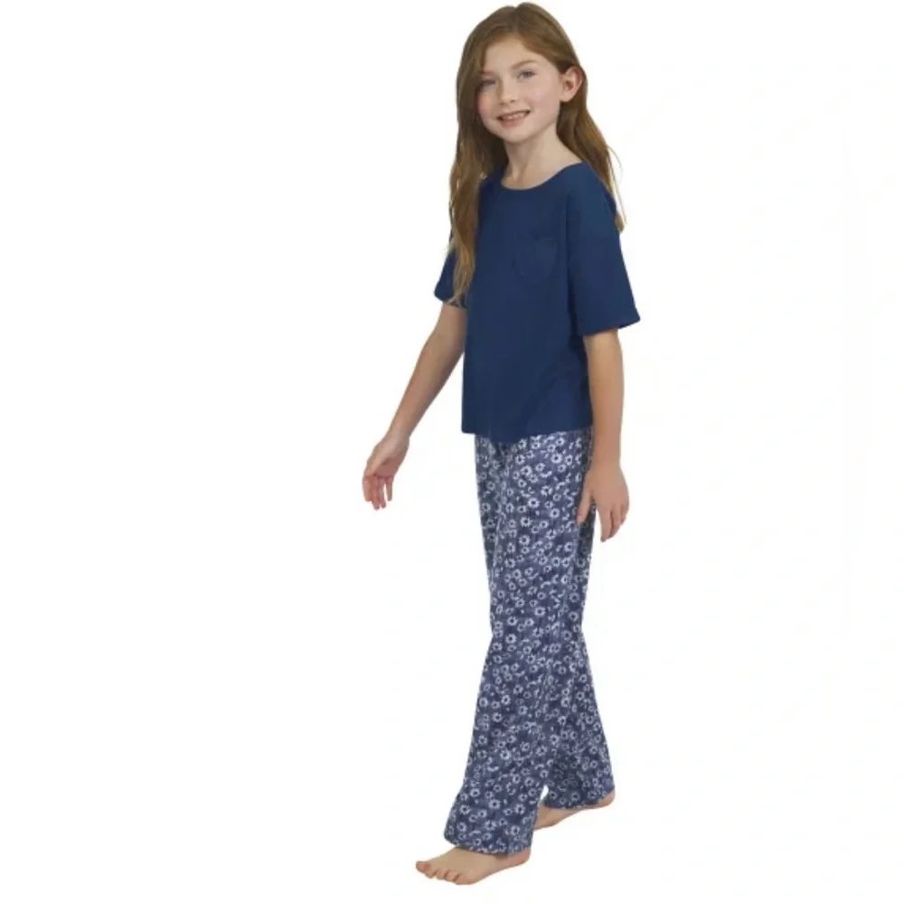 Lands' End Youth 3-piece Pajama Set